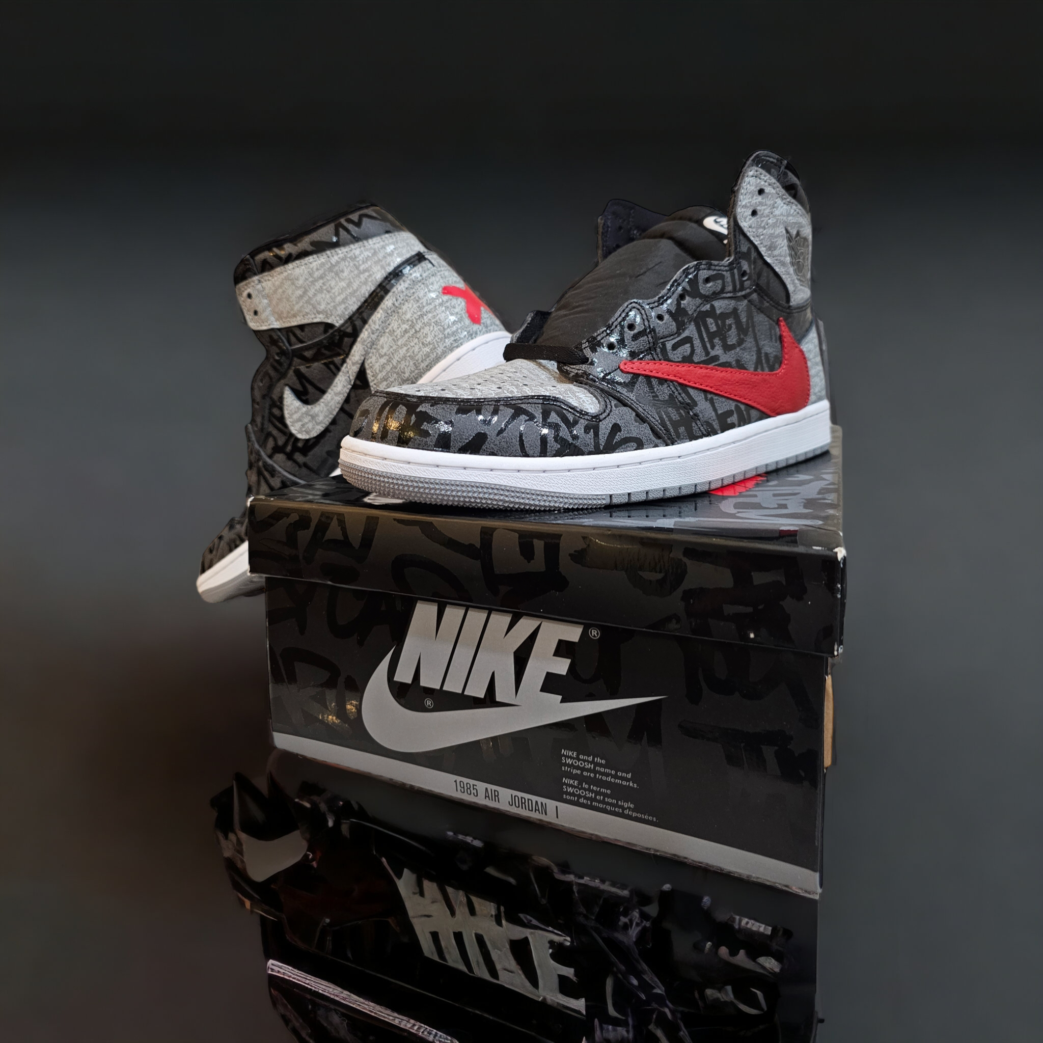 Artist Daniel Grand - CUSTOM - Jordan 1 High - Rebellionaire - New