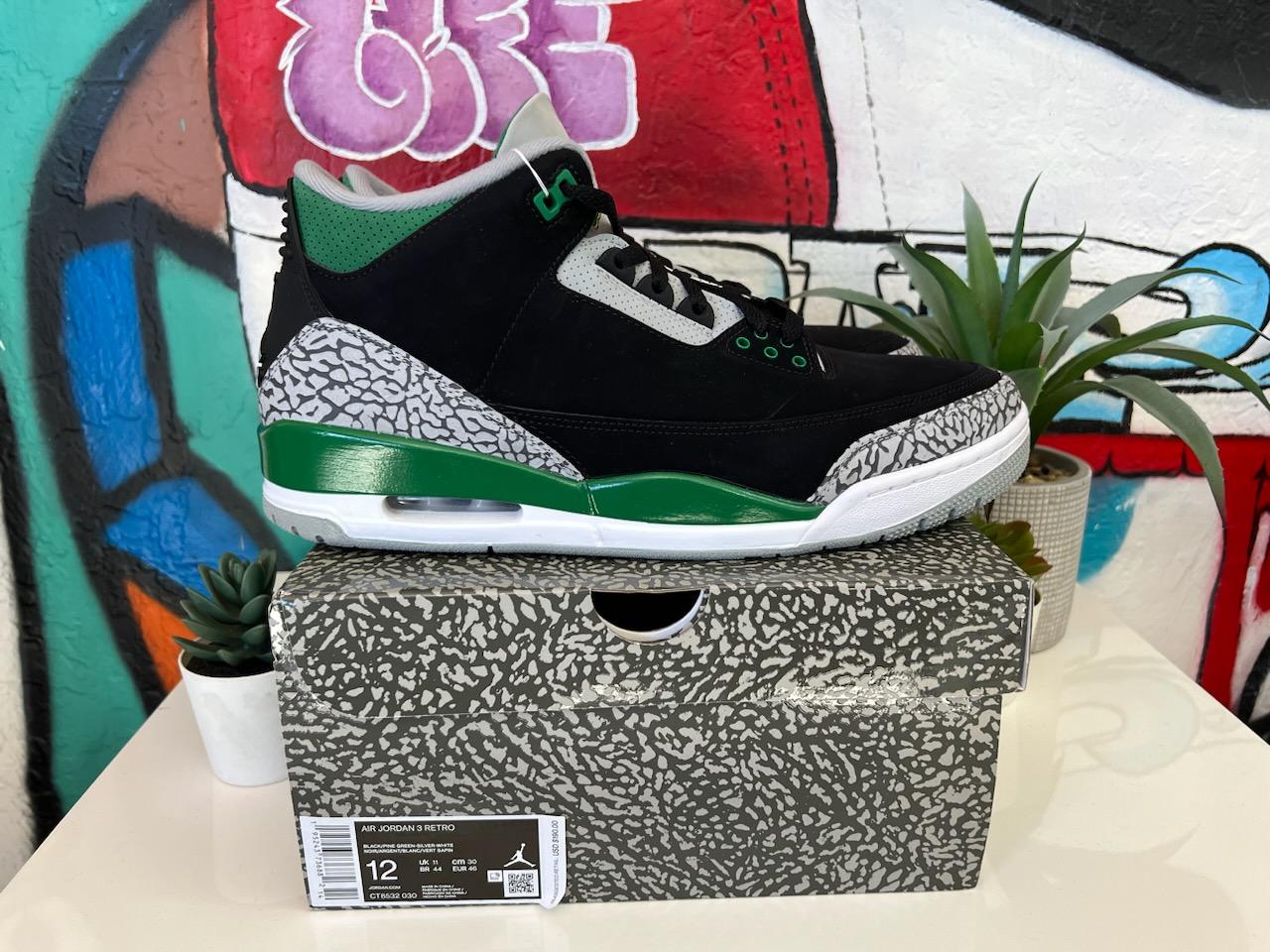 pine green 3s box